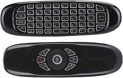 Imagem de Mini Controle Com Teclado Air Mouse Para Smart Tv Ou Pc