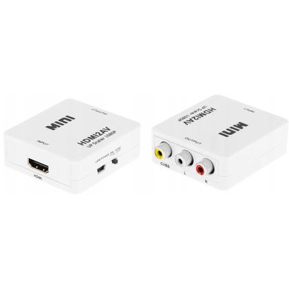 Imagem de Mini Conversor Adaptador Hdmi para Rca Áudio e Vídeo Hdmi2av