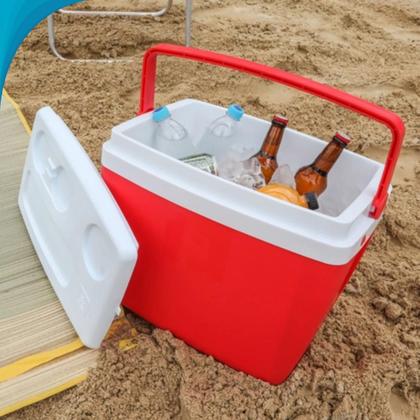 Imagem de Mini Cooler Leve Para Praia E Churrasco Com Alça