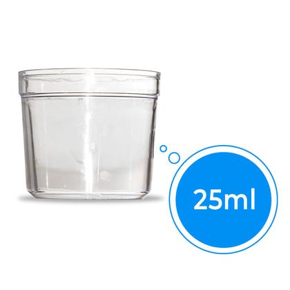 Imagem de Mini Copo 4x3,5cm Transparente 25ml Doce Festa 150 Peças