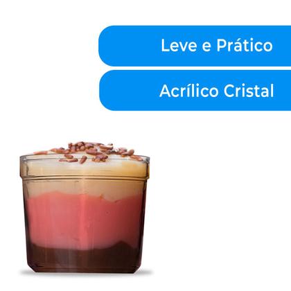 Imagem de Mini Copo 5x5cm Transparente 55ml Doce Festa 24 Peças