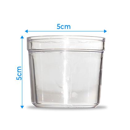 Imagem de Mini Copo 5x5cm Transparente 55ml Doce Festa 24 Peças