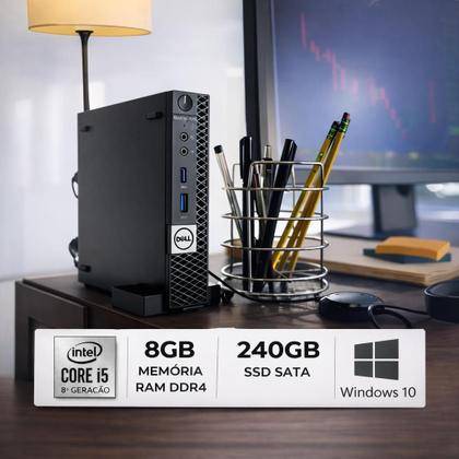 Imagem de Mini Desktop Dell i5 8 Gen 8GB DDR4 256GB Win 10 Pro!!!