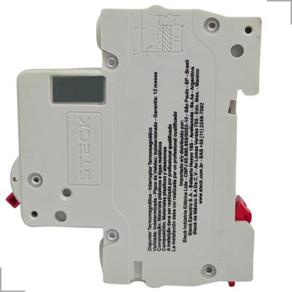 Imagem de Mini Disjuntor 1 Polo Curva C 3kA 400V 40A e 50A Steck