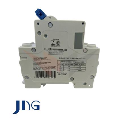Imagem de Mini Disjuntor 2p Com Curva C De 50a Amperes Bipolar 