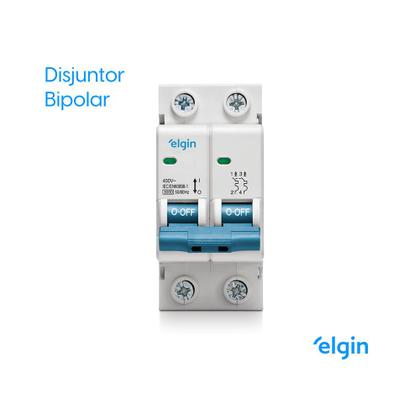 Imagem de Mini Disjuntor Bipolar Curva C MCB 3KA - 2 Polos 32A Bivolt