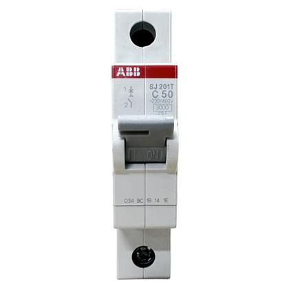 Imagem de Mini Disjuntor Monopolar ABB 50A SJ201T-C50 2TAZ144100R0504