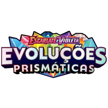 Imagem de Mini display pokémon tcg escarlate e violeta 8.5 evoluções prismaticas - 108 cartas copag