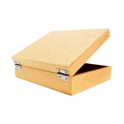 Imagem de Mini Dobradiça 24mm Com Parafuso Para Caixa Mdf 20 Unidades