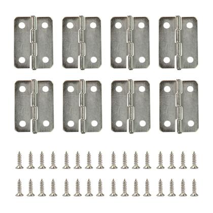 Imagem de Mini Dobradiça Para Mdf Porta Janela Artesanato 25un Tamanho 2cm X 1,5cm 