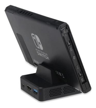 Imagem de Mini Dock Conversor De Vídeo Compatível Nintendo Switch C/ Hdmi