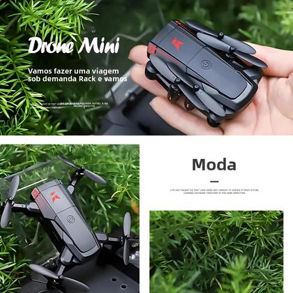 Imagem de Mini Drone 4K HD WiFi FPV RC Quadcopter Com Câmera Grande Angular, Controle De Altura, Brinquedo