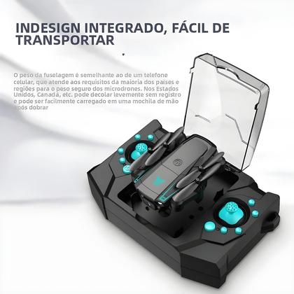 Imagem de Mini Drone 4K HD WiFi FPV RC Quadcopter Com Câmera Grande Angular, Controle De Altura, Brinquedo