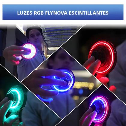 Imagem de Mini Drone Brinquedo Bola Voadora Com 360 graus Helicóptero De Brinquedo Operado À Mão Com Luzes LED