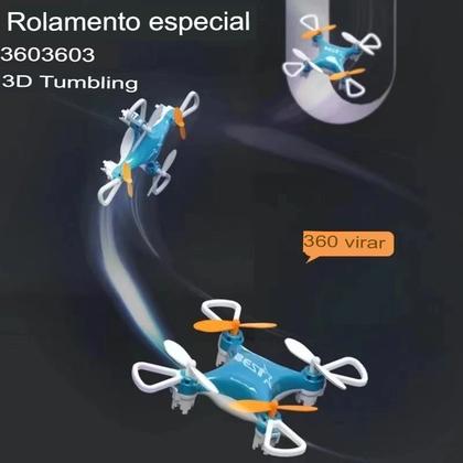 Imagem de Mini Drone Controle Remoto A Aeronave Brinquedo Ideal para Novas Aventuras das Crianças