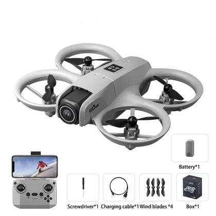 Imagem de Mini Drone GT3  Câmera HD Aérea, Posicionamento Óptico, Desvio de Obstáculos, 2 Baterias