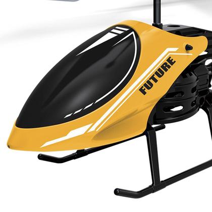 Imagem de Mini Drone Helicóptero Infantil Com Controle Por Sensor De Aproximação E Luz De Voo