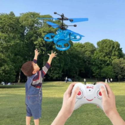 Imagem de Mini Drone Recarregável Controle Remoto E Sensor - Cor aleatoria