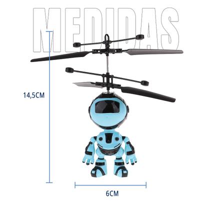 Imagem de Mini Drone Robô Voador Infravermelho Brinquedo Infantil