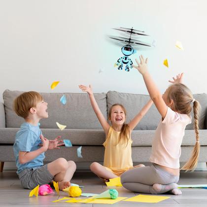 Imagem de Mini Drone Robô Voador Infravermelho Brinquedo Infantil
