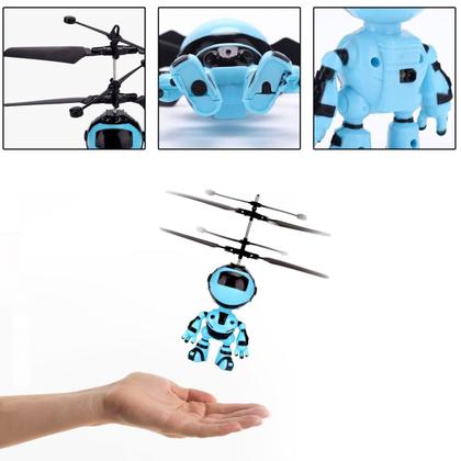 Imagem de Mini Drone Robô Voador Infravermelho Brinquedo Infantil