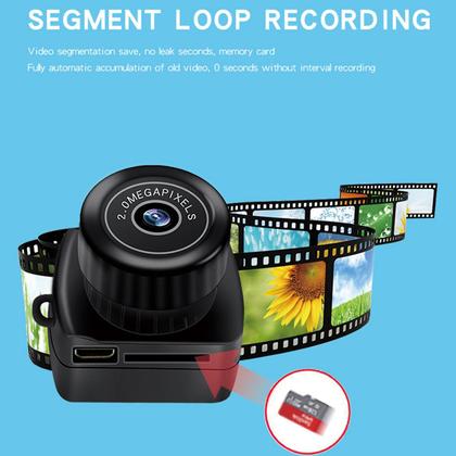 Imagem de Mini Dv Dvr Camera Filmadora Gravador de Vídeo Para Webcam Capacete Bicicleta Moto Caminhadas Esportes