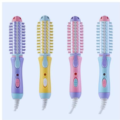 Imagem de Mini Escova Modeladora Portátil Enrola Cabelo Alisadora Bivolt