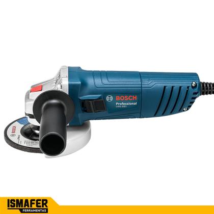 Imagem de Mini Esmerilhadeira Angular Bosch Professional Gws 850 Azul 850 W 127 V + Acessório