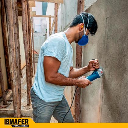 Imagem de Mini Esmerilhadeira Angular Bosch Professional Gws 850 Azul 850 W 127 V + Acessório