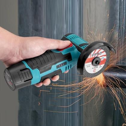 Imagem de Mini Esmerilhadeira Angular Sem Fio 12V, Cortador De Grama, Máquina De Polimento Portátil,