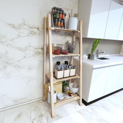 Imagem de Mini estante rack para quarto Pinus dobravel