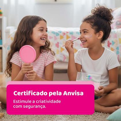 Imagem de Mini Estojo Maquiagem Infantil My Style Beauty Charmosa - BR1329