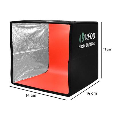 Imagem de Mini Estúdio Fotográfico Photo Studio LED USB Portátil Com 12 Cores de Fundo