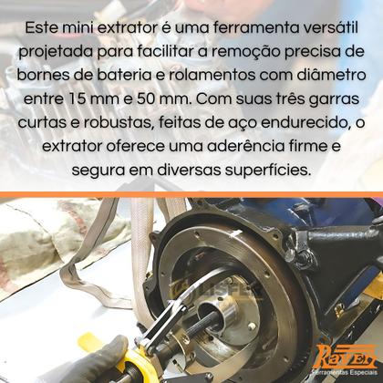 Imagem de Mini Extrator De Rolamento E Borne De Bateria 3 Garras 108005 - Raven