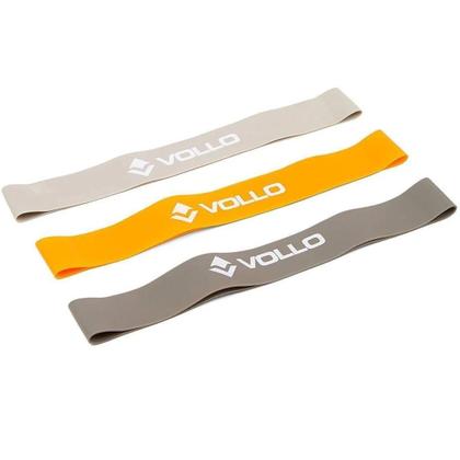 Imagem de Mini Faixa De Exercícios Vollo Mini Band VP1007 - Kit C/ 03 Unidades