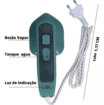 Imagem de Mini Ferro De Passar À Seco Ou Vapor Viagem Portátil Bivolt