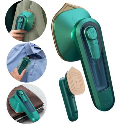 Imagem de Mini Ferro de Passar Roupa a Vapor Portátil Bivolt  Ideal para Viagens, Compacto e Eficiente para Roupas Sem Amassados