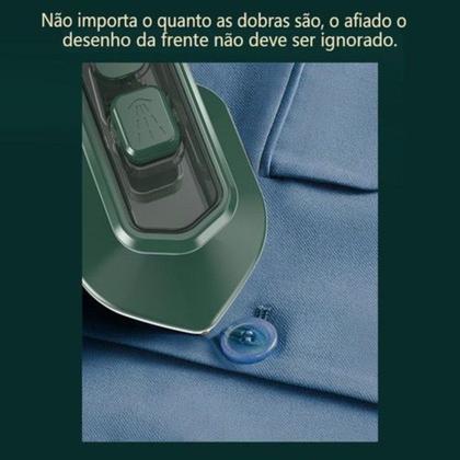 Imagem de Mini Ferro Portátil Passar Roupa A Vapor Compacto Elétrico Vaporizador Passadeira Vertical Bivolt