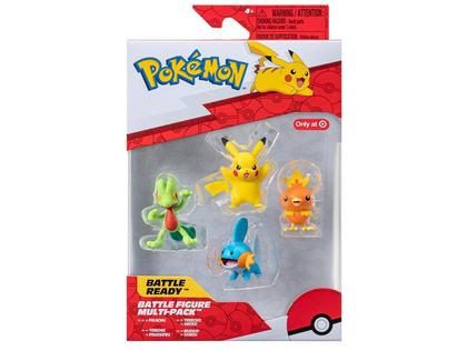 Mini Figura Pokemon Jazwares 2025 Especial - 4 Unidades Sunny