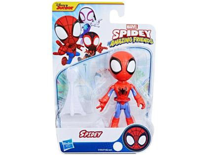 Imagem de Mini Figura Spidey and His Amazing Friends - Marvel Homem Aranha Hasbro com Acessório