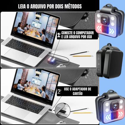 Imagem de MIni Filmadora Esportiva Hd 1080p Com Suporte Cabeça Seguro AW8