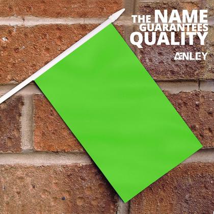 Imagem de Mini Flag Anley Green, pacote com 12 polegadas, 5 x 8 polegadas com capota e lança