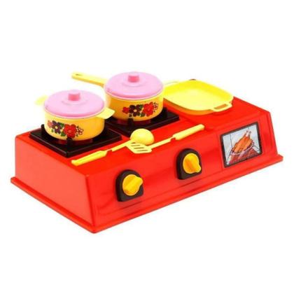 Imagem de Mini Fogão Panelas Pote Cozinha Infantil Brinquedo Criança