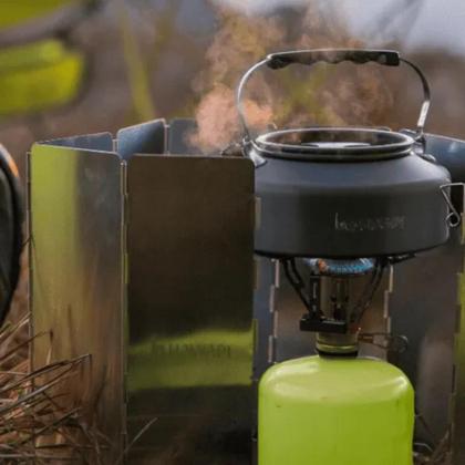 Imagem de Mini Fogareiro Portátil Camping 3200w com Suporte Para Gás
