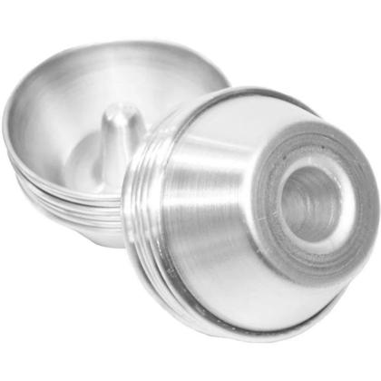 Imagem de Mini Forma Pudim de Alumínio 80ml Kit com 12 ou 24 unidades