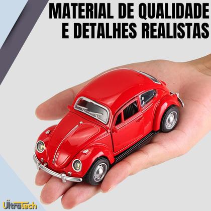 Imagem de Mini Fusca Colecionável de Metal com Fricção e Portas que Abrem Várias Cores ENVIO IMEDIATO