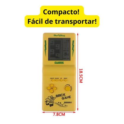 Imagem de Mini Game Brink Game portátil Jogos antigos retro 9999 in 1 Famoso - Art Brink