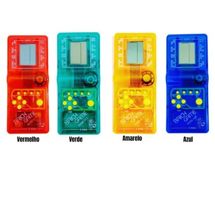 Imagem de Mini Game Portátil 9999 Jogos 1 Brinquedo TETRIS vermelho