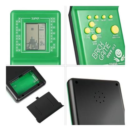 Imagem de Mini Game Portátil Classic Multijogos Retrô Cores Sortidas 9999 Jogos Brick Game