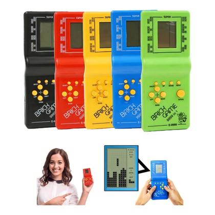 Imagem de Mini Game Portátil Classic Multijogos Retrô Cores Sortidas 9999 Jogos Brick Game